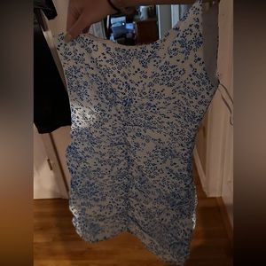 New dress! Size Small blue and white floral dress